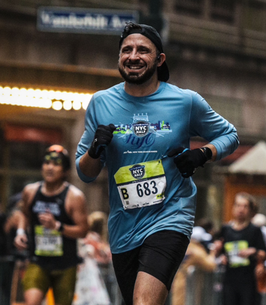 Stéphane courant le semi marathon de New York expérience voyage running